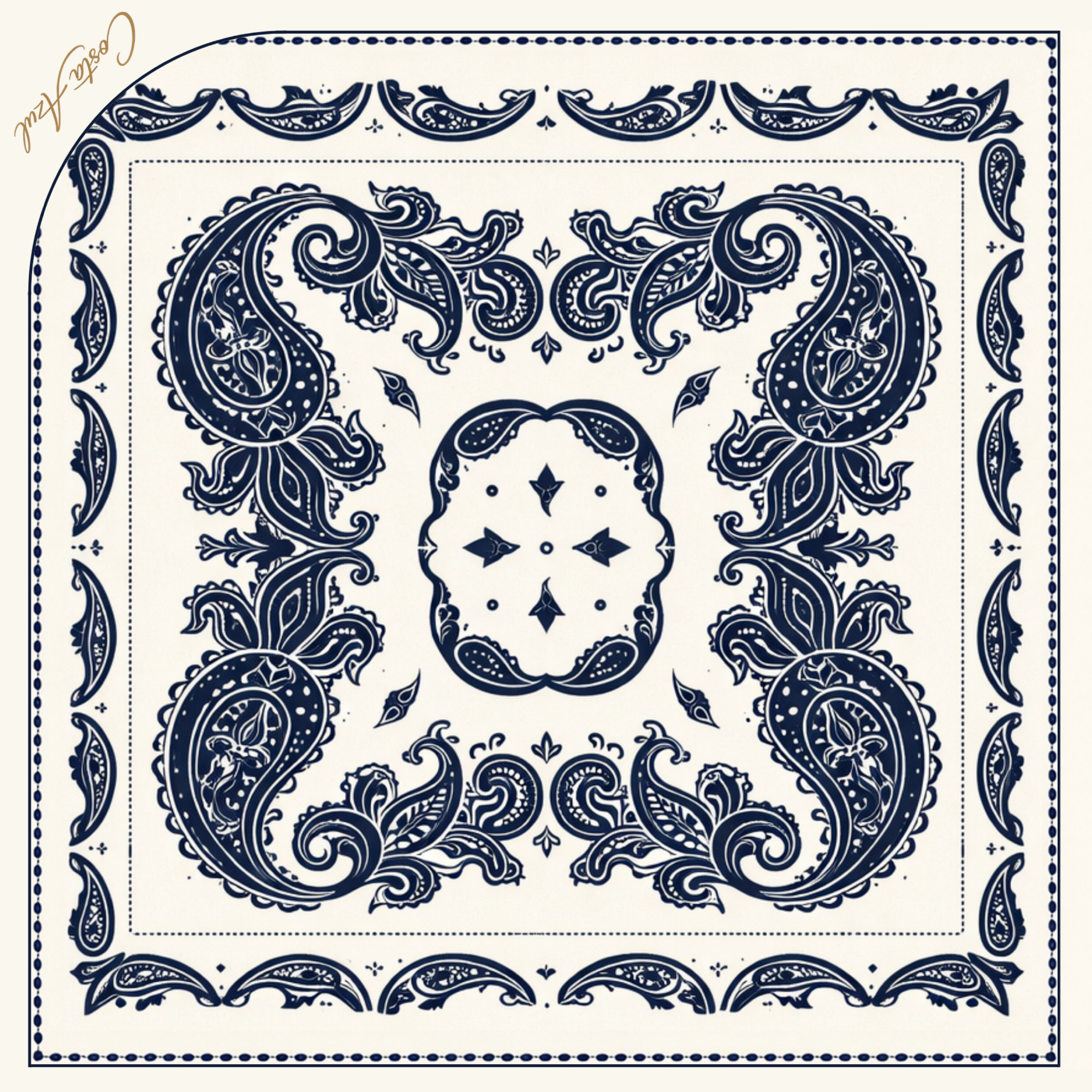 Foulard Tinta Marina